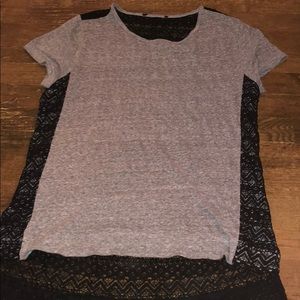 Lace and clothe t shirt